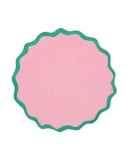 Tischset VAGUE rosa & mintgrün Bild 2