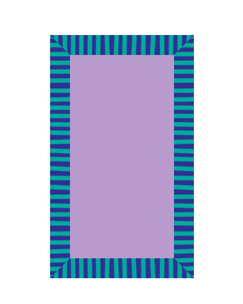 Tischdecke LILA AU DÎNER flieder, türkis & blau Bild 2