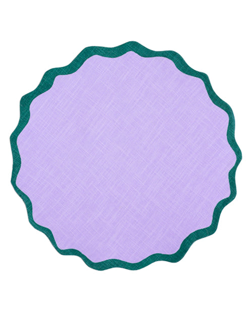 Tischset VAGUE flieder & dunkelgrün Bild 2