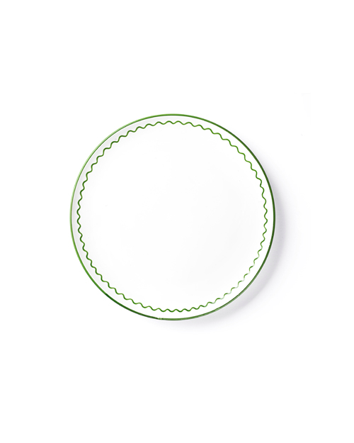 Teller LUNCH ZIGZAG grün Bild 2