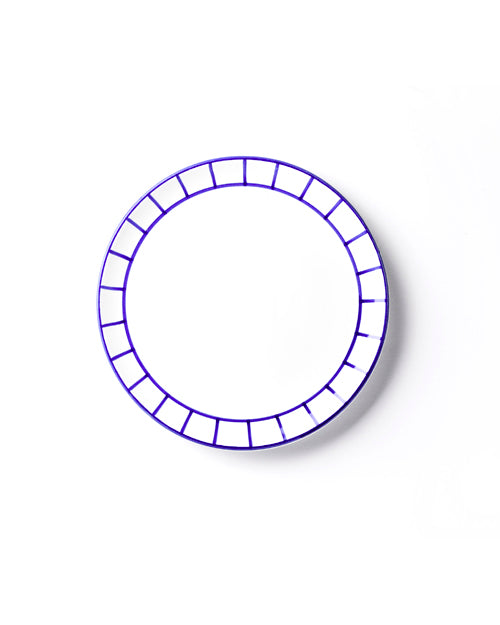 Teller LUNCH FENCE blau Bild 2