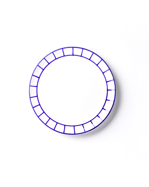 Teller LUNCH FENCE blau Bild 2