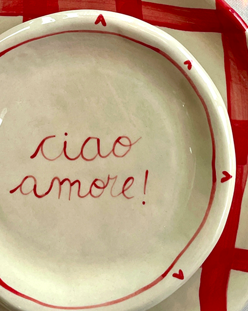 Teller CIAO AMORE Dessert Bild 3