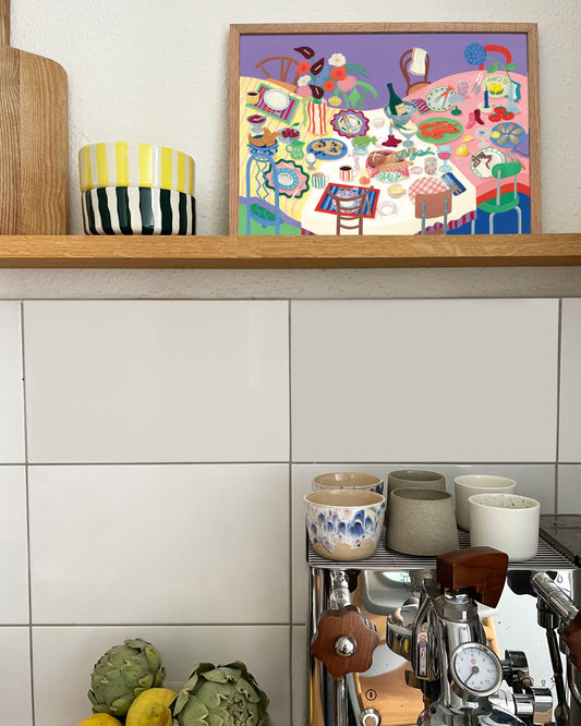 Poster A3 LA TABLE DES AMIS Bild 2