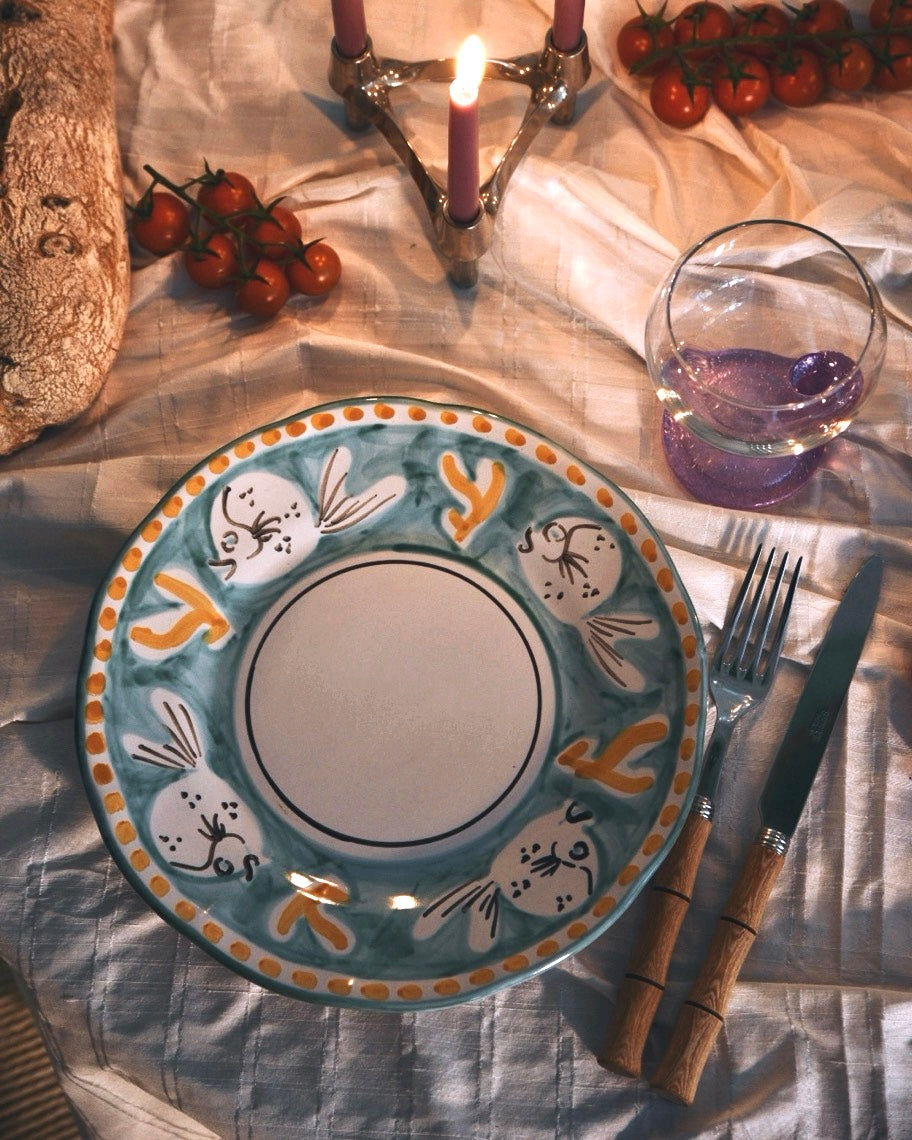 Teller FISCH grün Bild 3