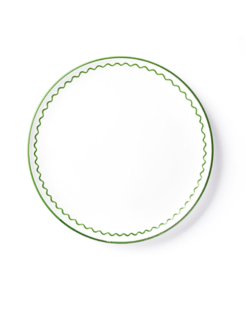 Teller DINNER ZIGZAG grün Bild 2