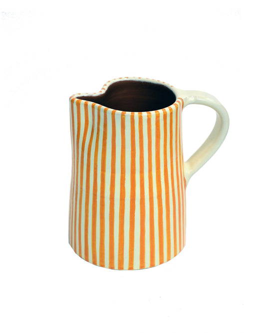 Krug VACANZA gelb-weiß gestreift Bild 2