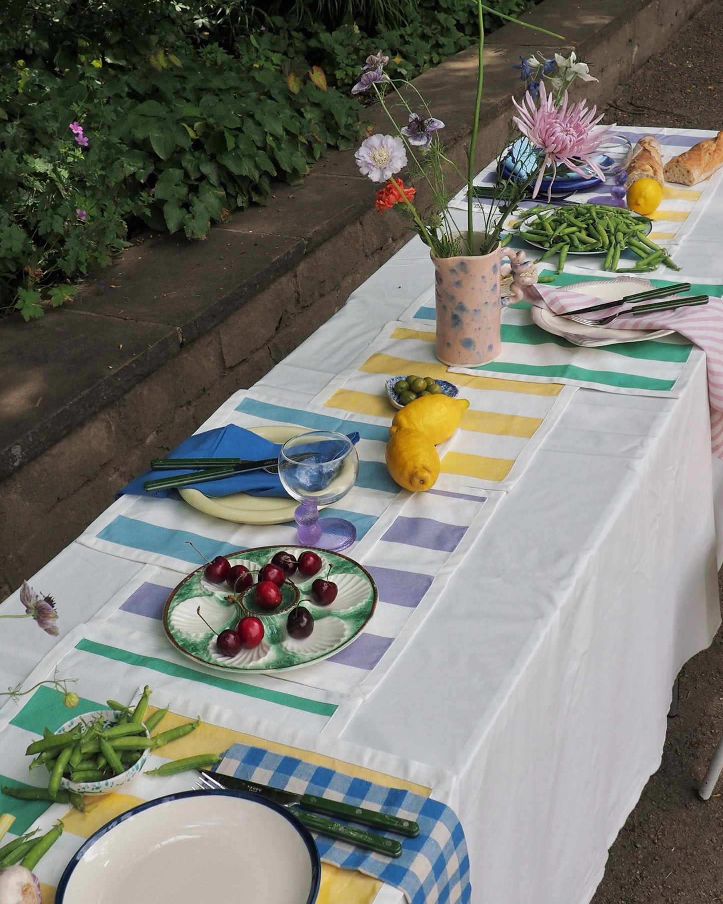 Tischsets SOLEIL blau Bild 3