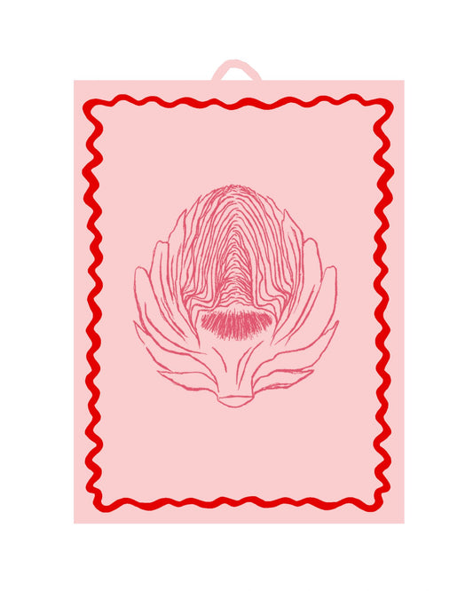 Geschirrtuch L'ARTICHAUT rosa & pink Bild 2