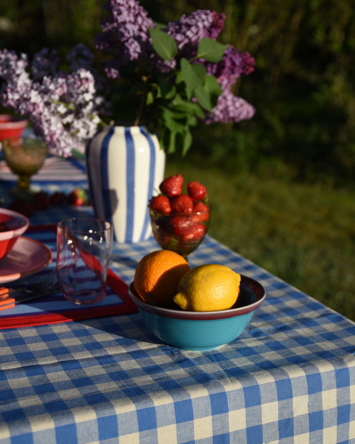 Schale INEZ blau/ rot Bild 3