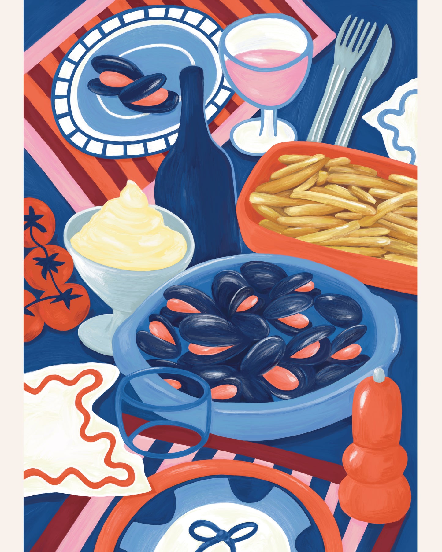 Karten A5 MOULES 2x Bild 3