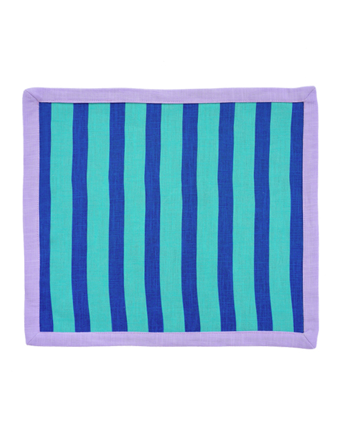 Tischset MARINIÈRE türkis & blau Bild 2