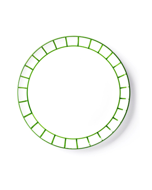 Teller DINNER FENCE grün Bild 2