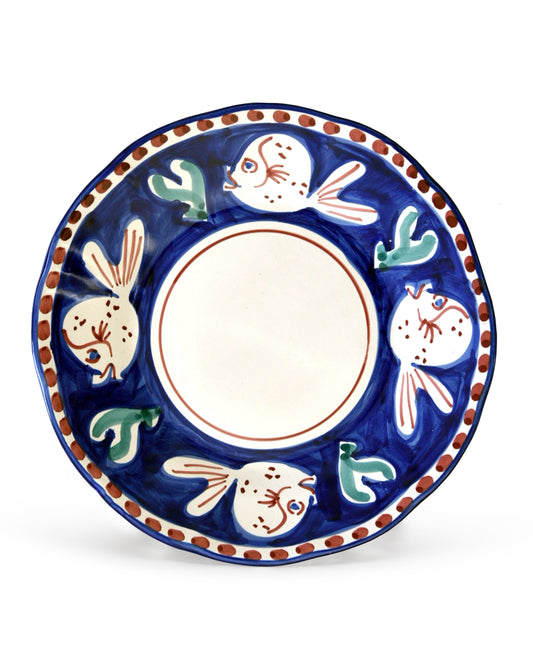 Teller PESCE blau Bild 2