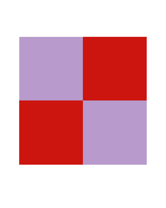 Tischdecke CHESS flieder-rot Bild 2