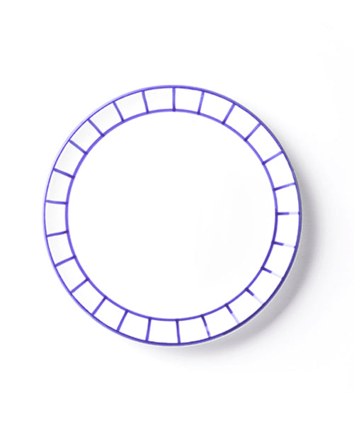 Teller DINNER FENCE blau Bild 2