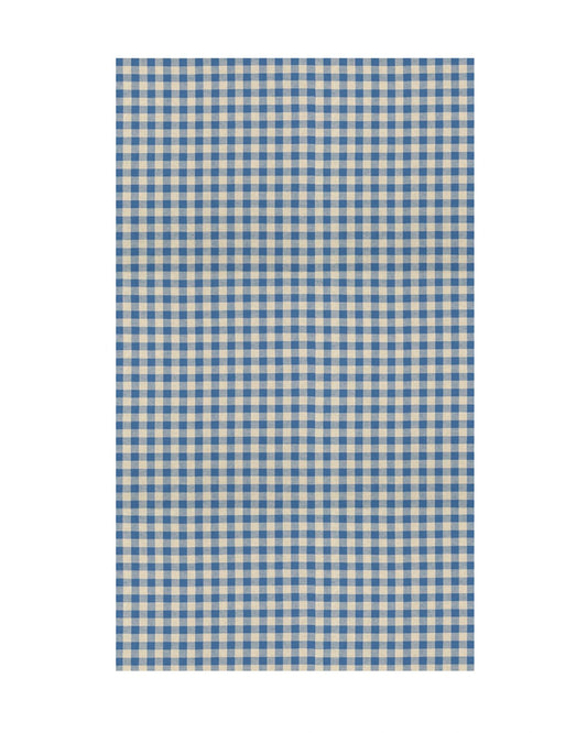 Tischdecke VICHY BLEU cremeweiß & blau Bild 2