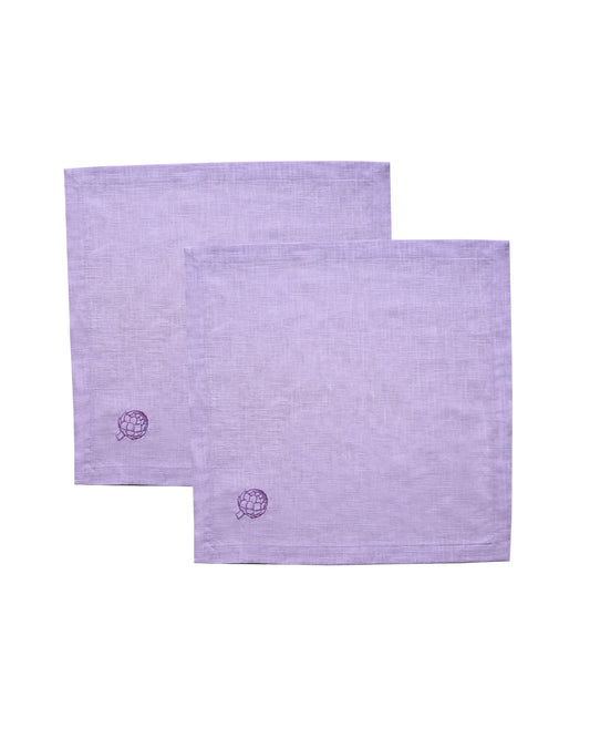 Serviette, 2er ARTICHAUT flieder & violett Bild 2