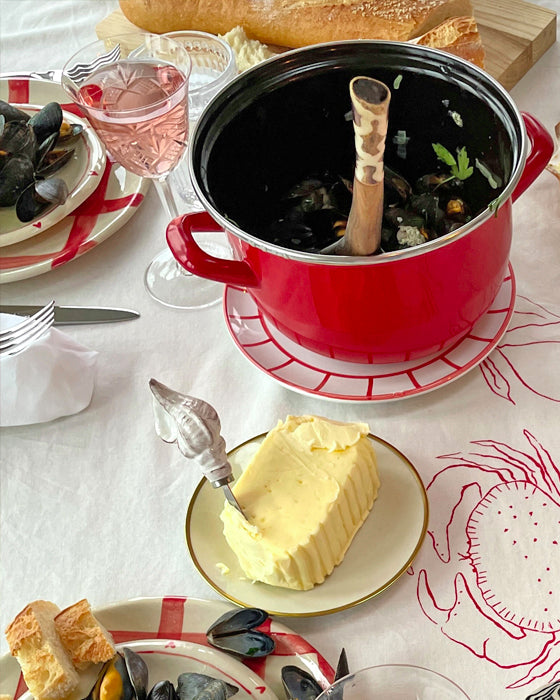 Teller LUNCH FENCE rot Bild 1