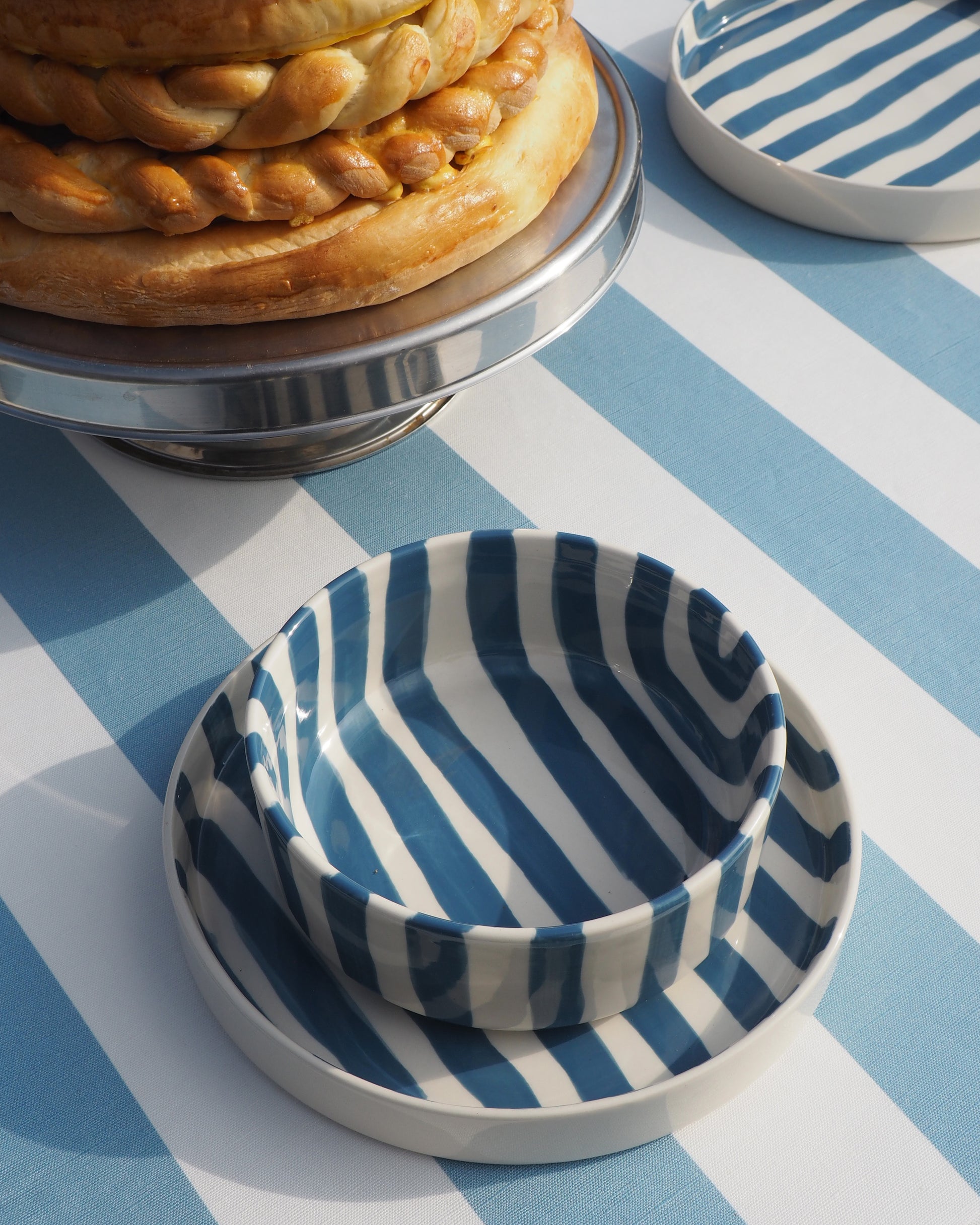 Schale STRIPES morning azzurro Bild 1