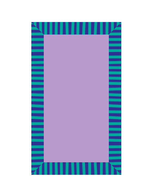 Tischdecke LILA AU DÎNER flieder, türkis & blau Bild 2