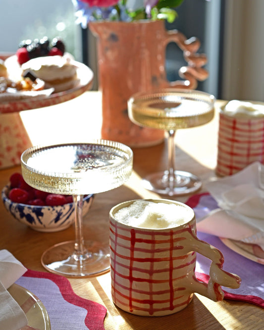 Becher PICNIC WIGGLE rot und pink Bild 1