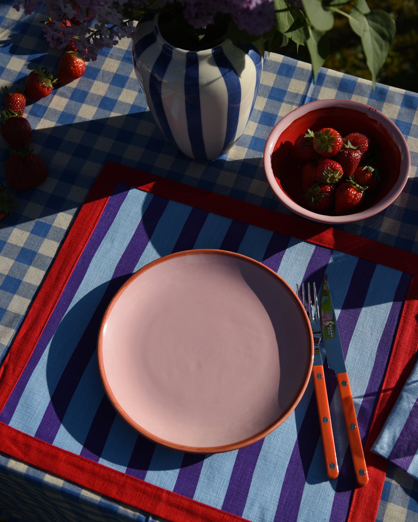 Teller MORNING BLISS rosa/ orange Bild 1