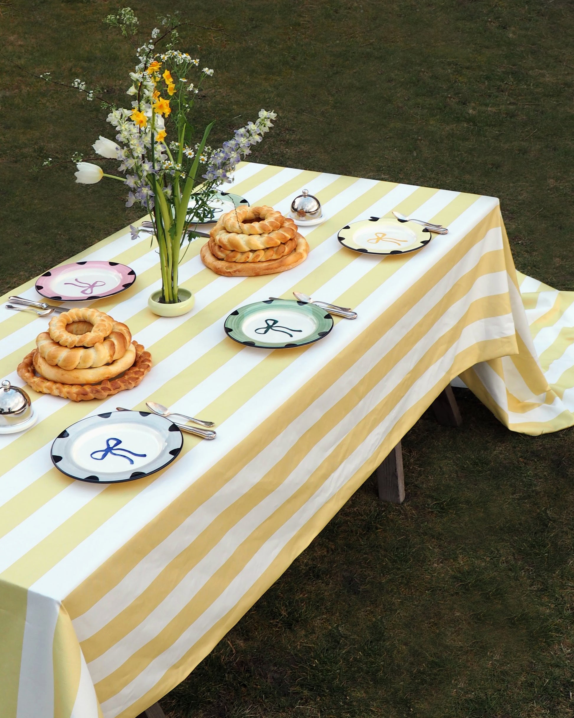 Tischdecke BIG STRIPES gelb Bild 1