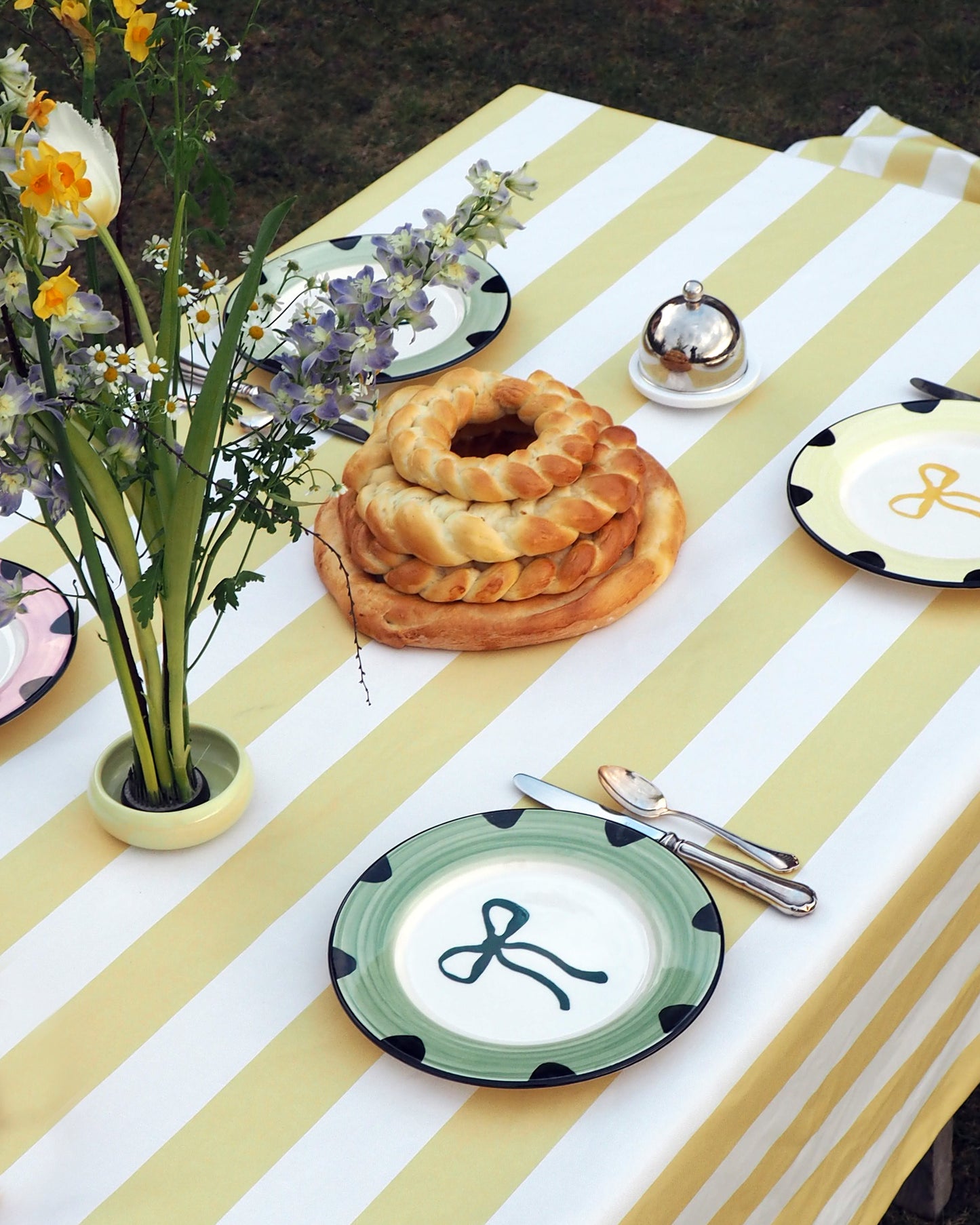 Tischdecke BIG STRIPES gelb Bild 3