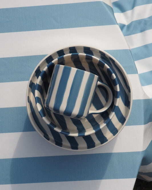 Becher STRIPES morning azzurro Bild 1