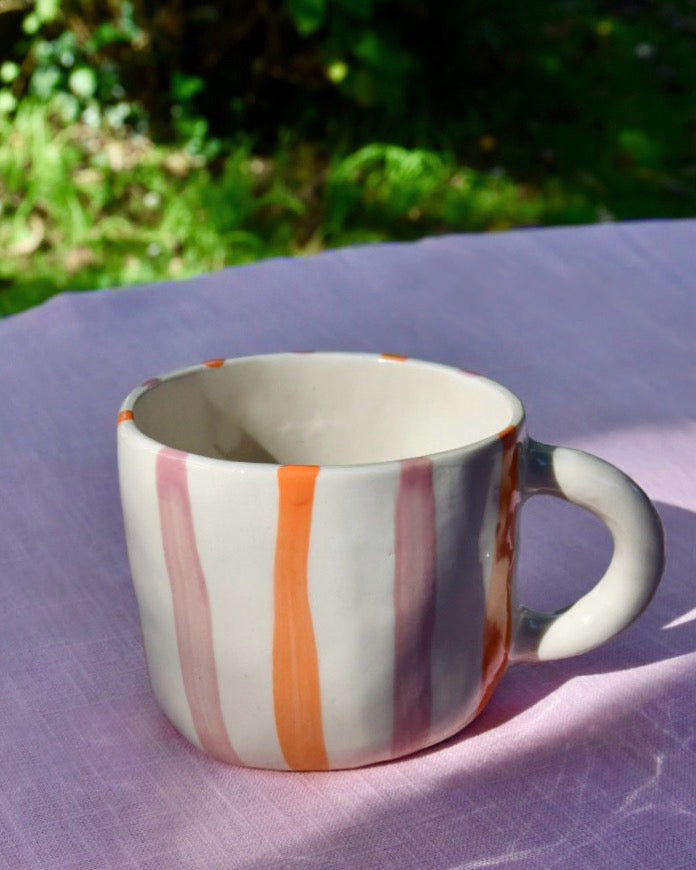 Becher RAYURES rosa-orange gestreift Bild 2