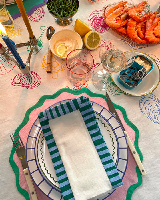 Teller LUNCH ZIGZAG grün Bild 1