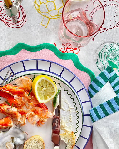 Teller LUNCH ZIGZAG grün Bild 3