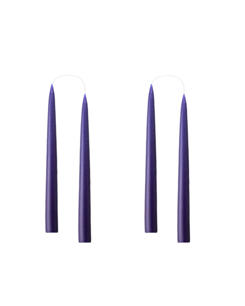 Kerzen HAND-DIPPED CANDLES 4er Set, 20 cm, antique blue Bild 2