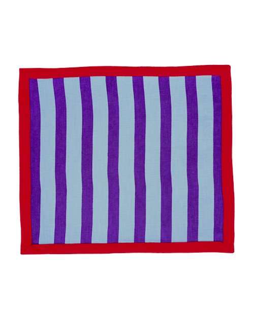 Tischset MARINIÈRE hellblau & violett Bild 2