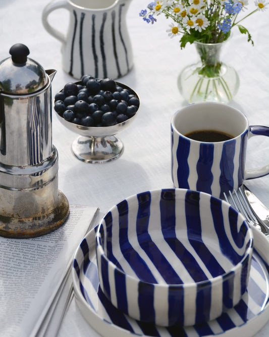 Schale STRIPES mare blue Bild 1