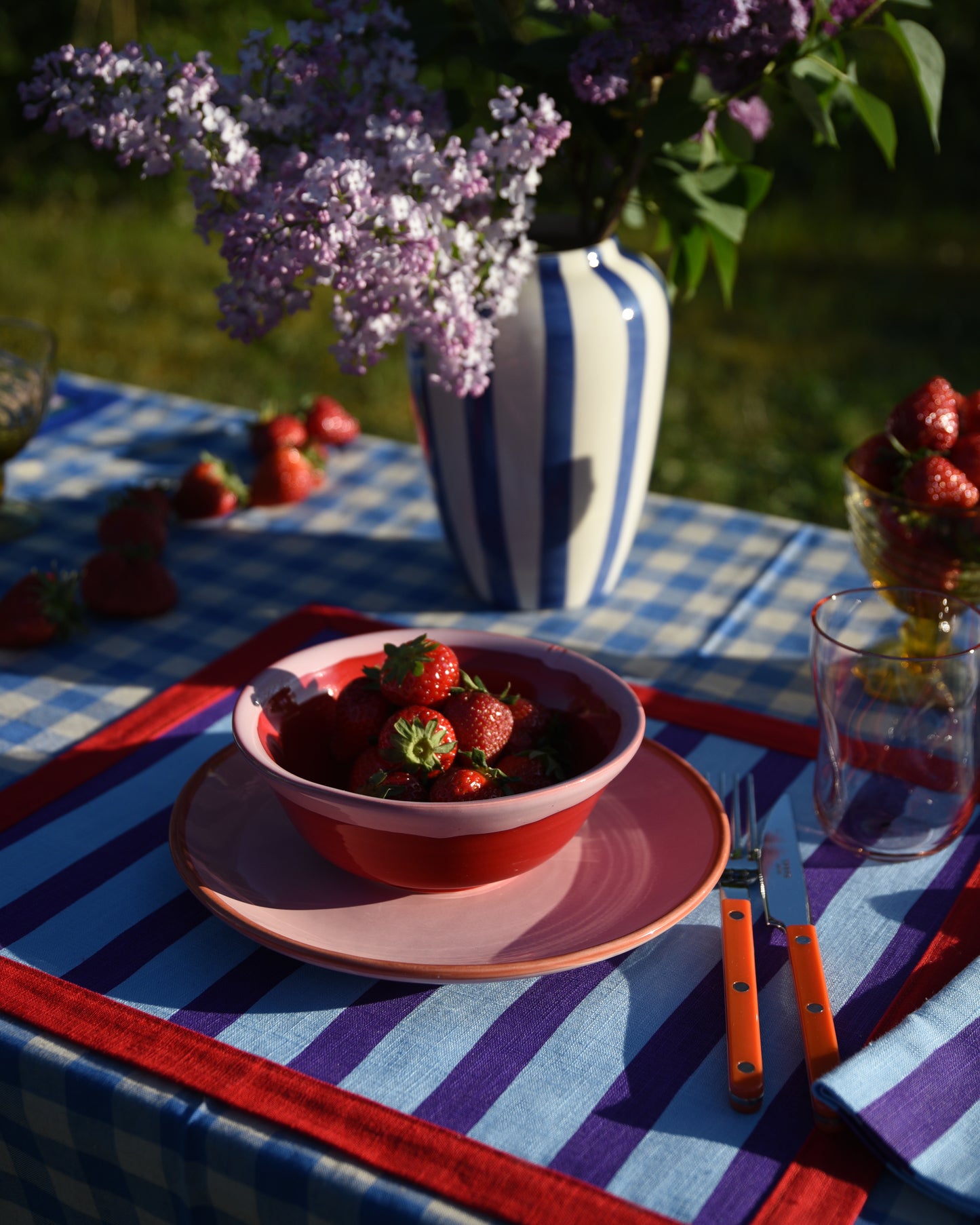 Schale INEZ rot/ rosa Bild 1