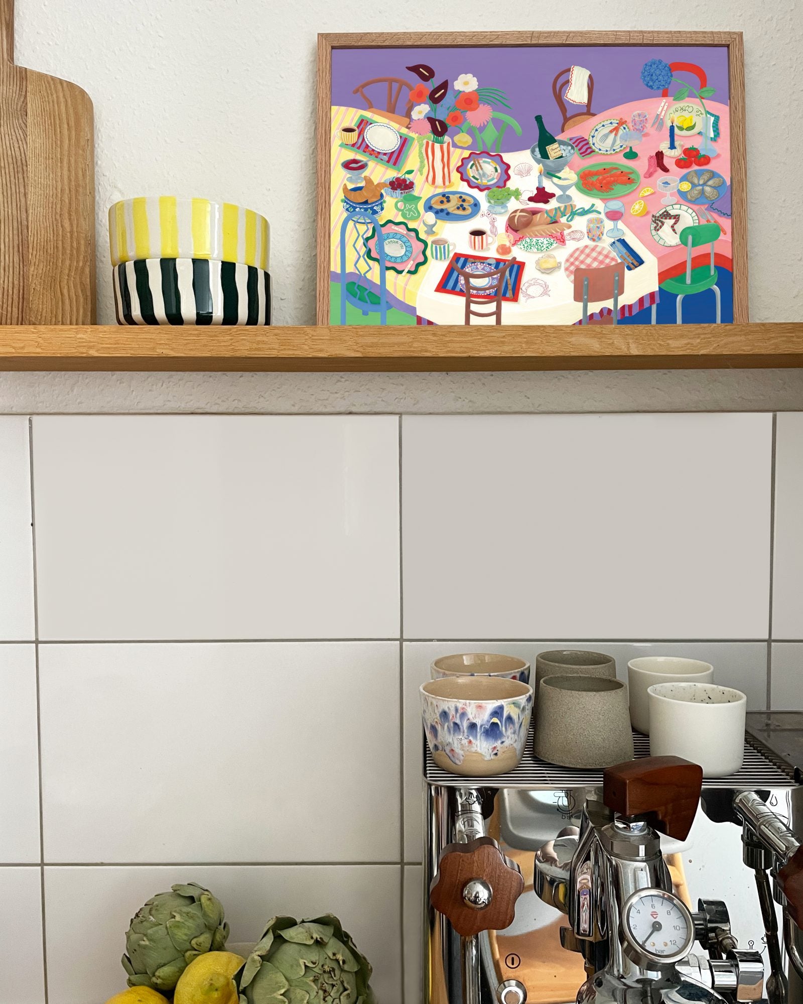 Poster A3 LA TABLE DES AMIS Bild 2