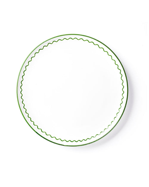Teller DINNER ZIGZAG grün Bild 2
