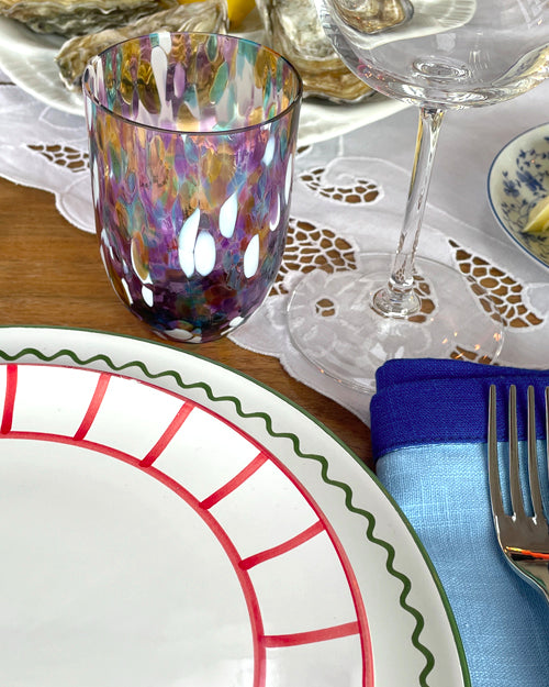 Teller DINNER ZIGZAG grün Bild 3