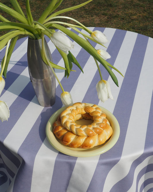 Tischdecke BIG STRIPES SQUARE flieder Bild 1