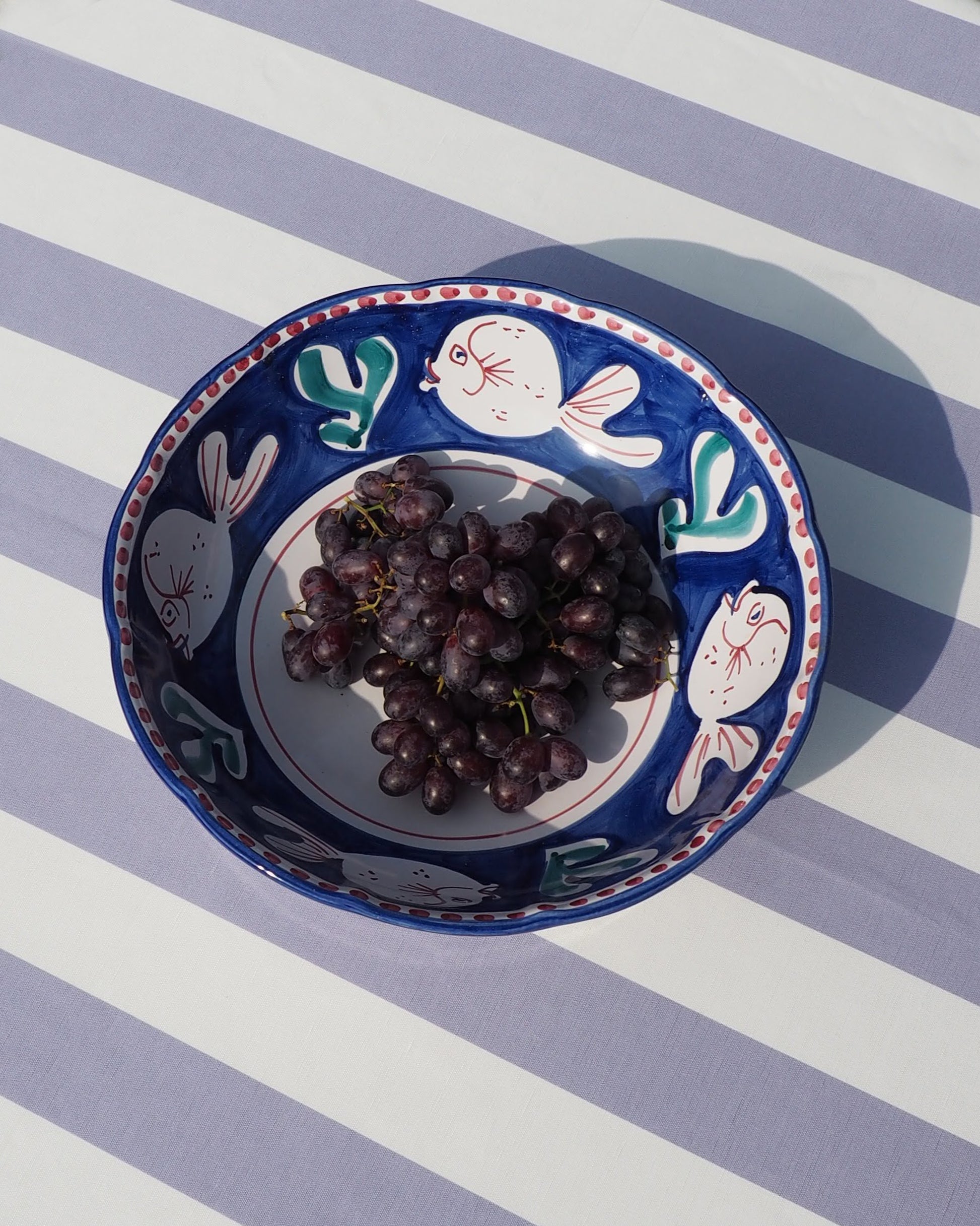 Tischdecke BIG STRIPES SQUARE flieder Bild 3