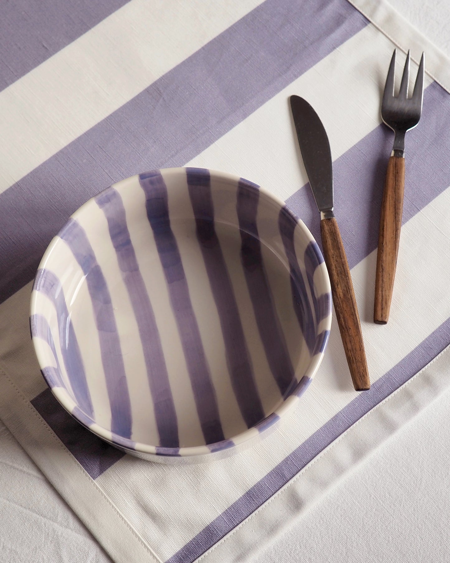 Schale STRIPES lila Bild 1