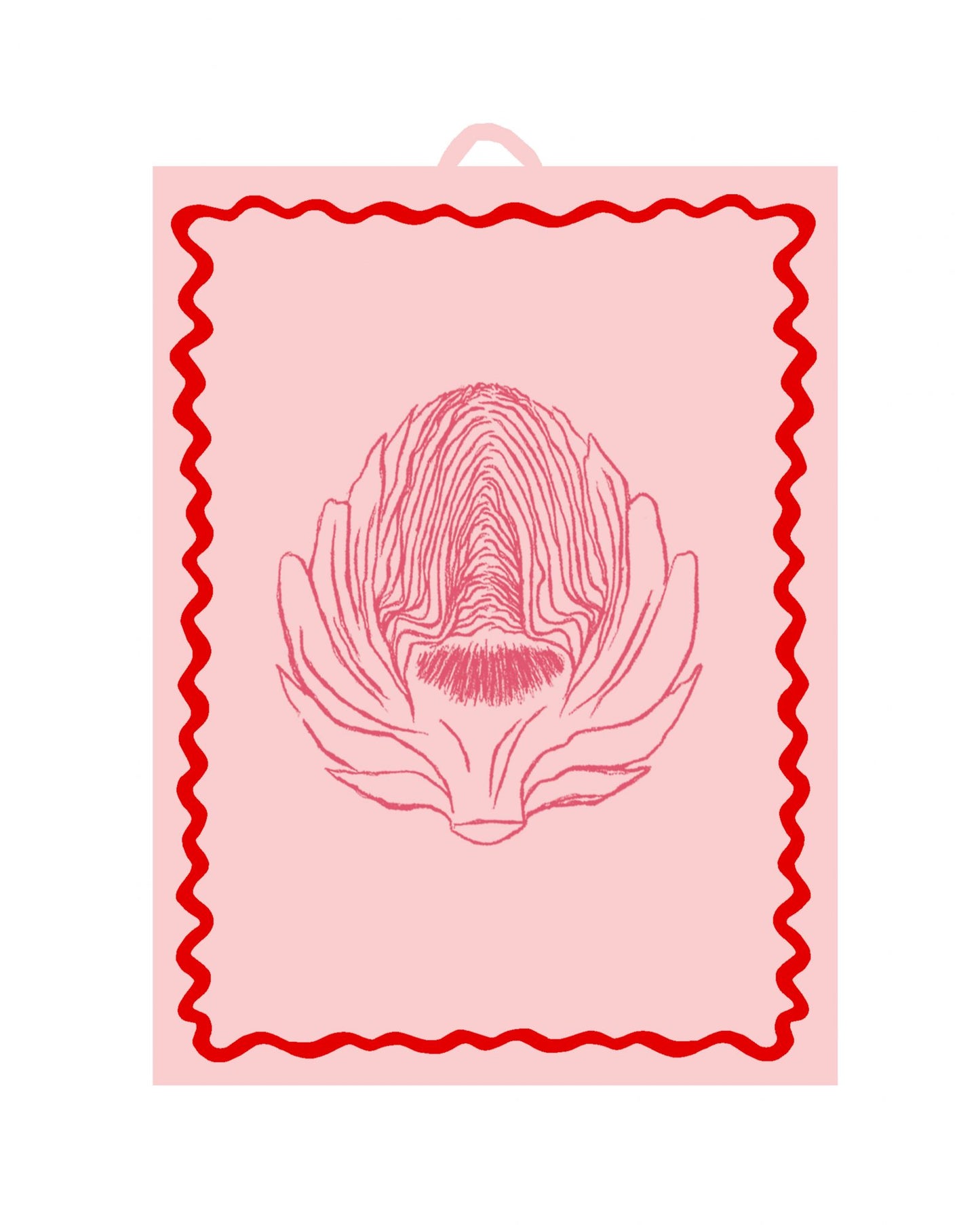 Geschirrtuch L'ARTICHAUT rosa & pink Bild 2