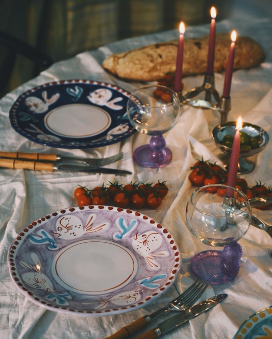 Teller FISCH lila Bild 1