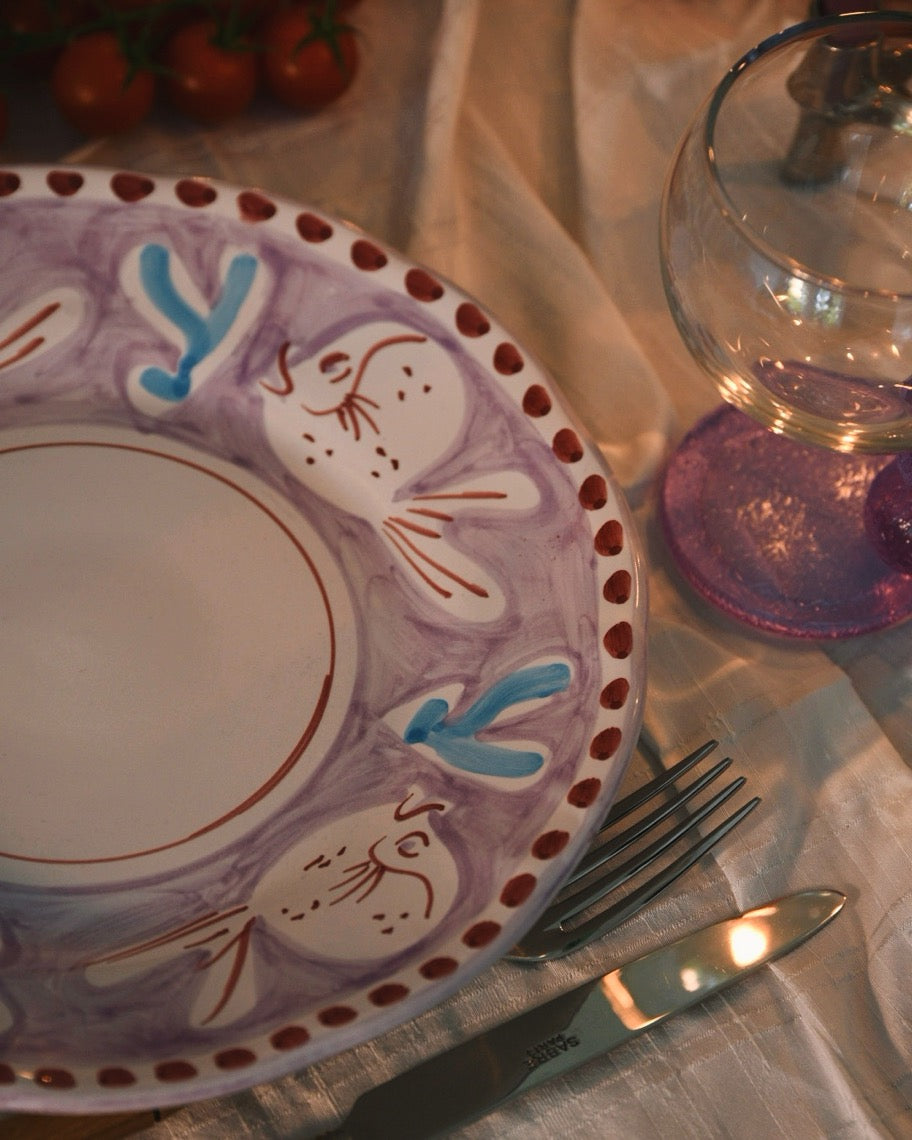 Teller PESCE lila Bild 3