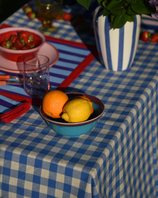 Schale INEZ blau/ rot Bild 1