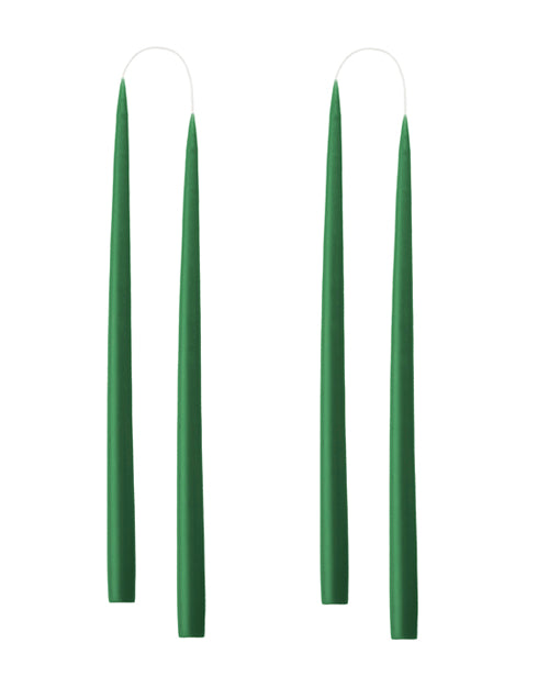 Kerzen HAND-DIPPED CANDLES 4er Set, 35 cm, bottle green Bild 2