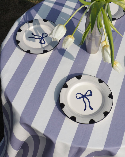 Tischdecke BIG STRIPES flieder Bild 1