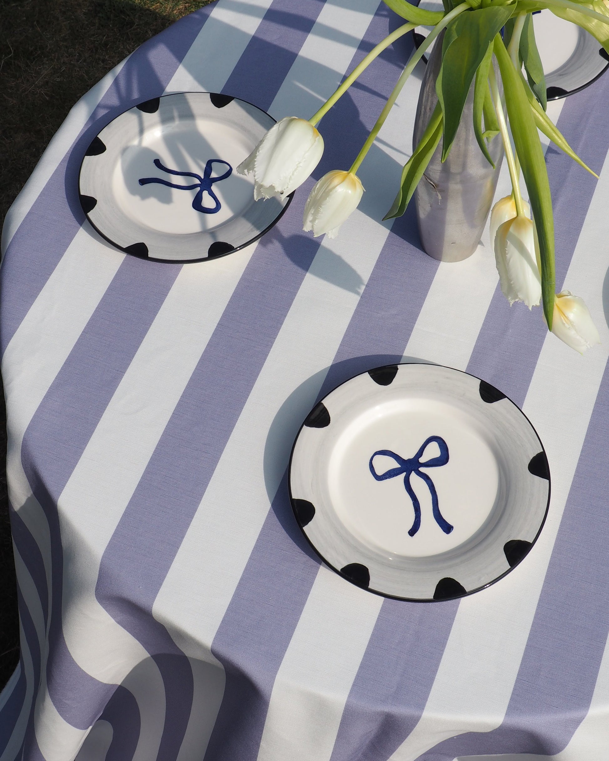 Tischdecke BIG STRIPES flieder Bild 1